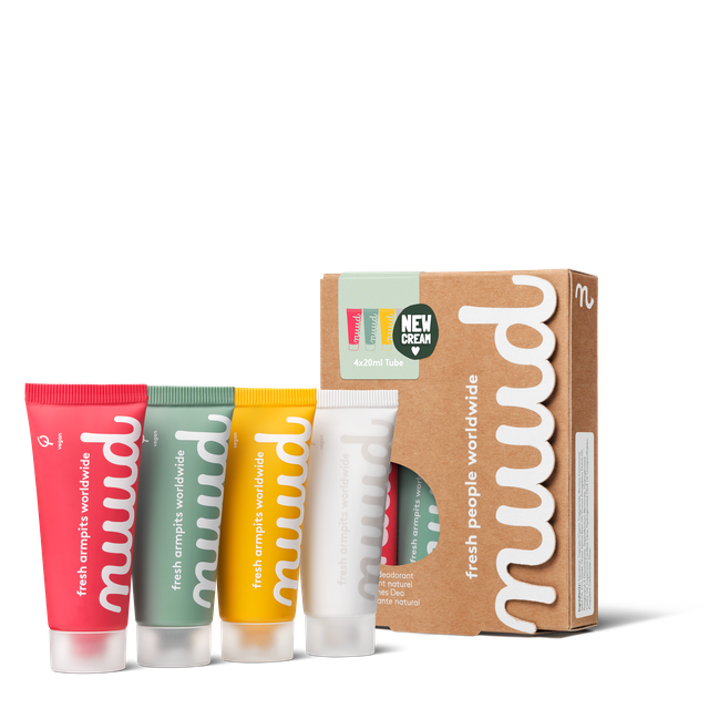 Nuud Vegan deodorant - Family Pack | New Cream 4x20ml