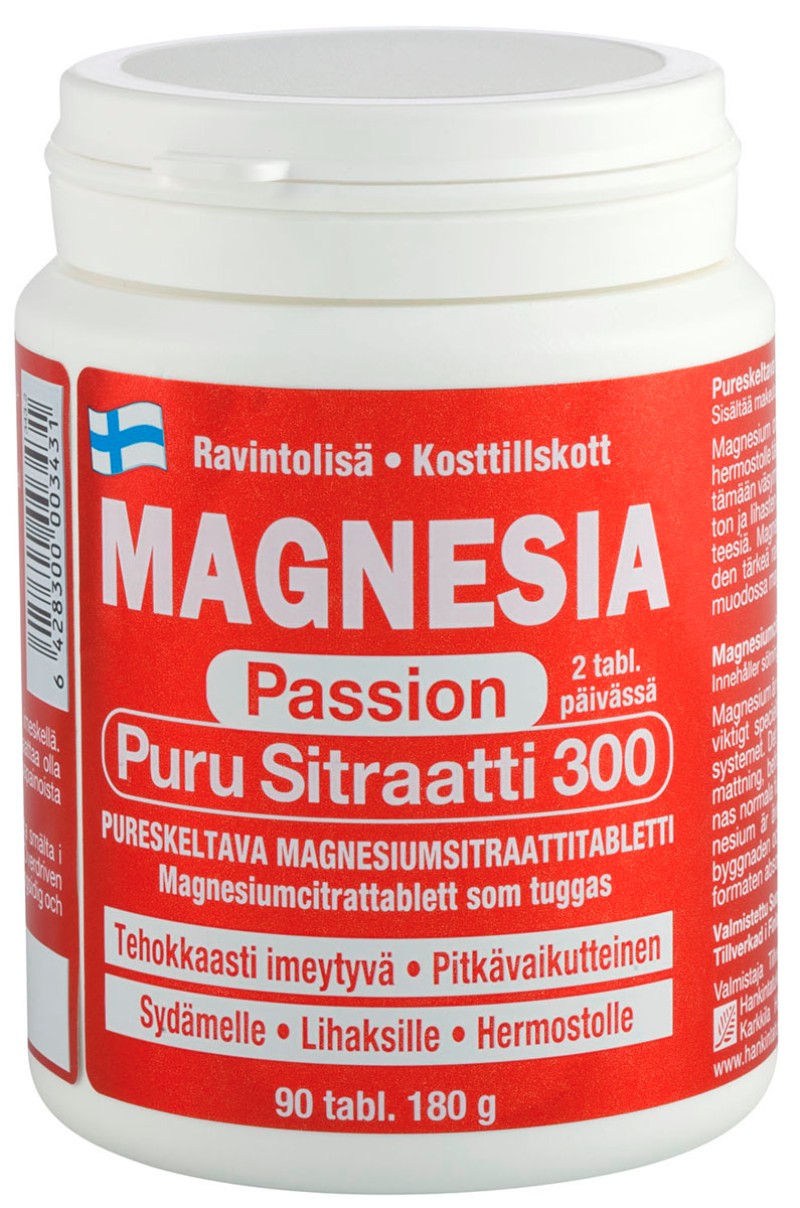 Magnesia Passion Puru Sitraatti 300  90