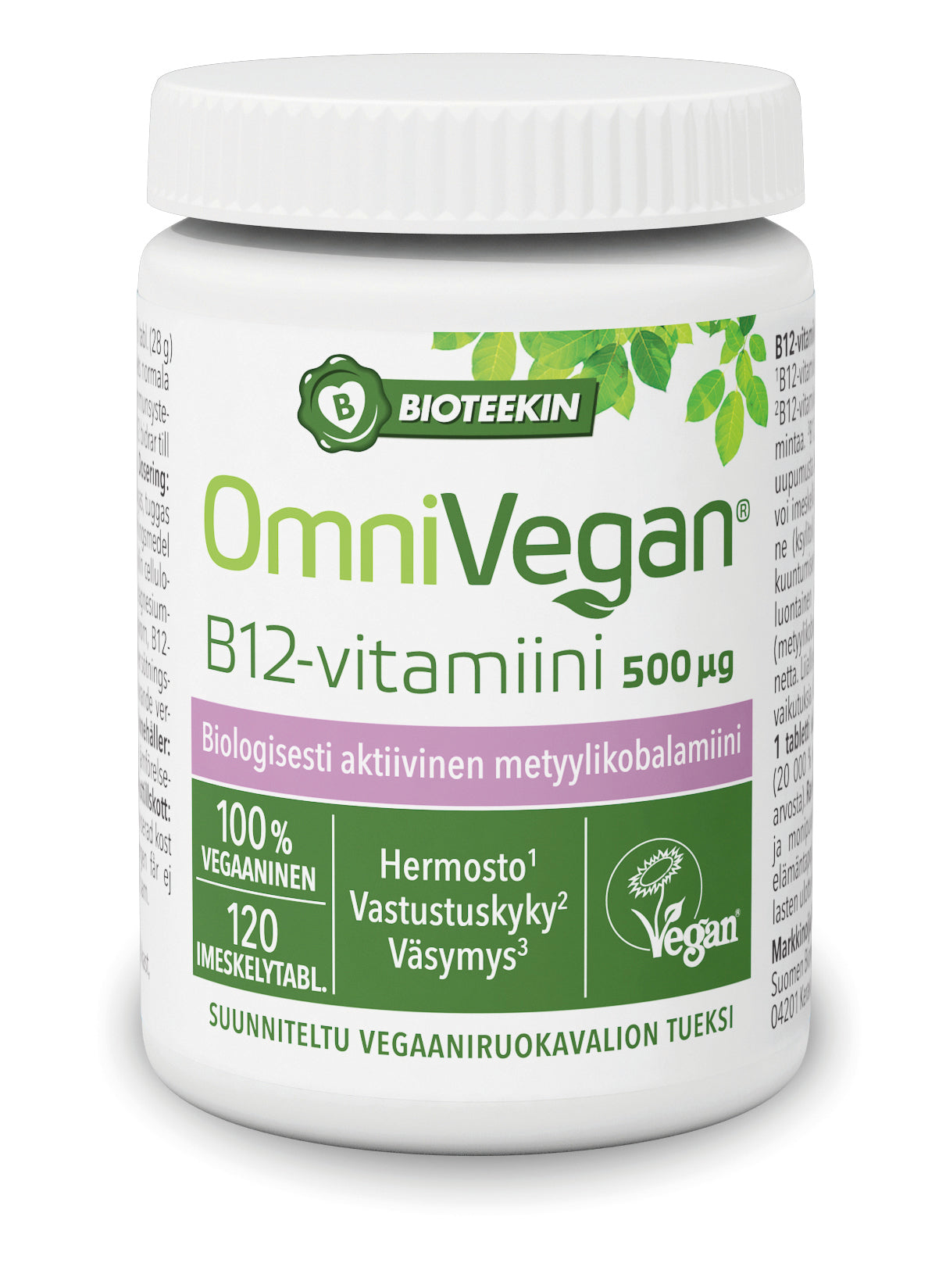 OmniVegan B12-vitamiini 120tbl.