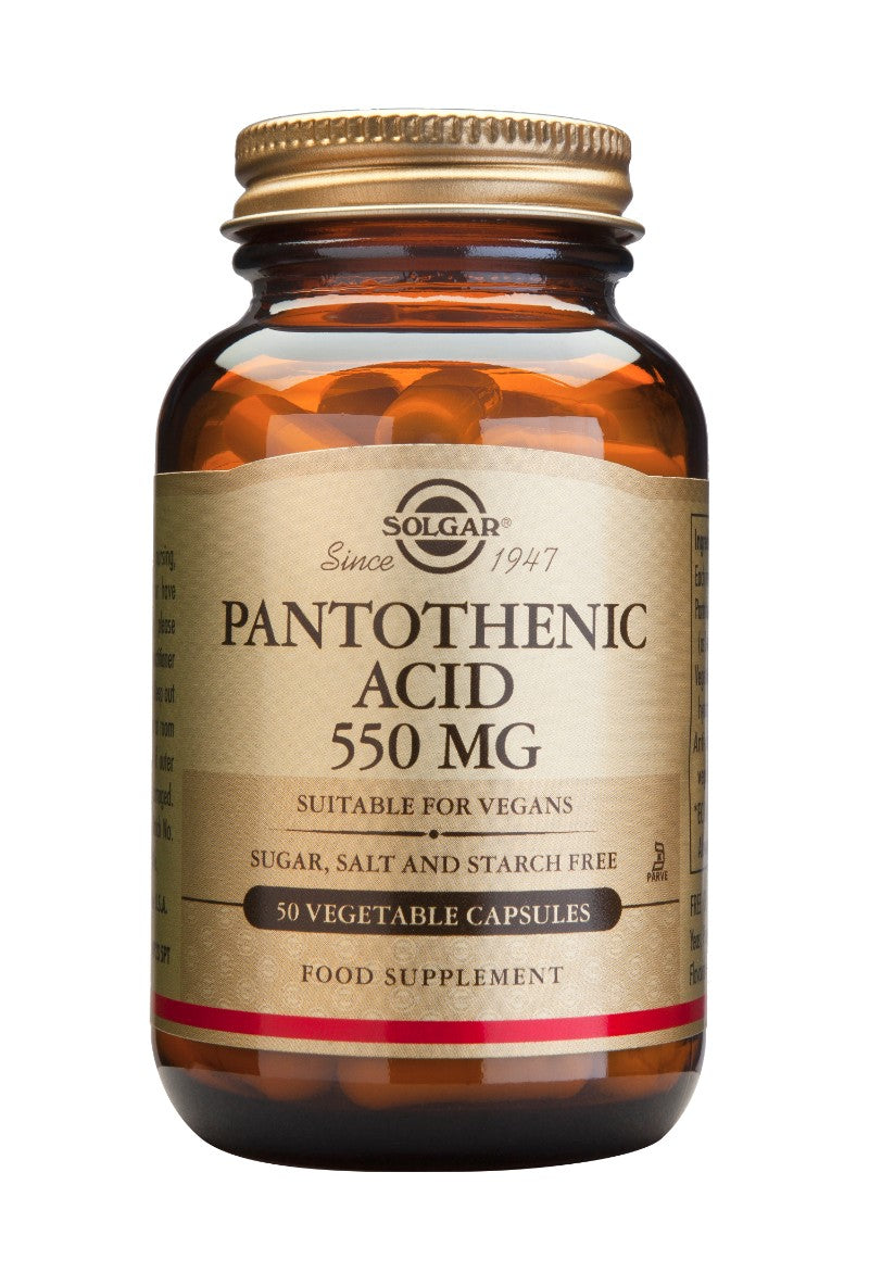 Pantothenic Acid 550mg 50kaps