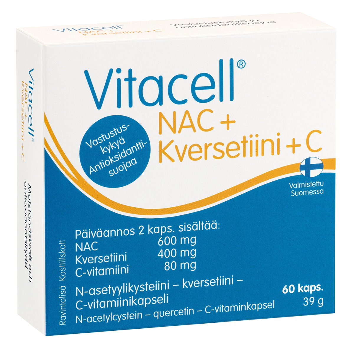Vitacell NAC + Kversetiini + C 60kps.