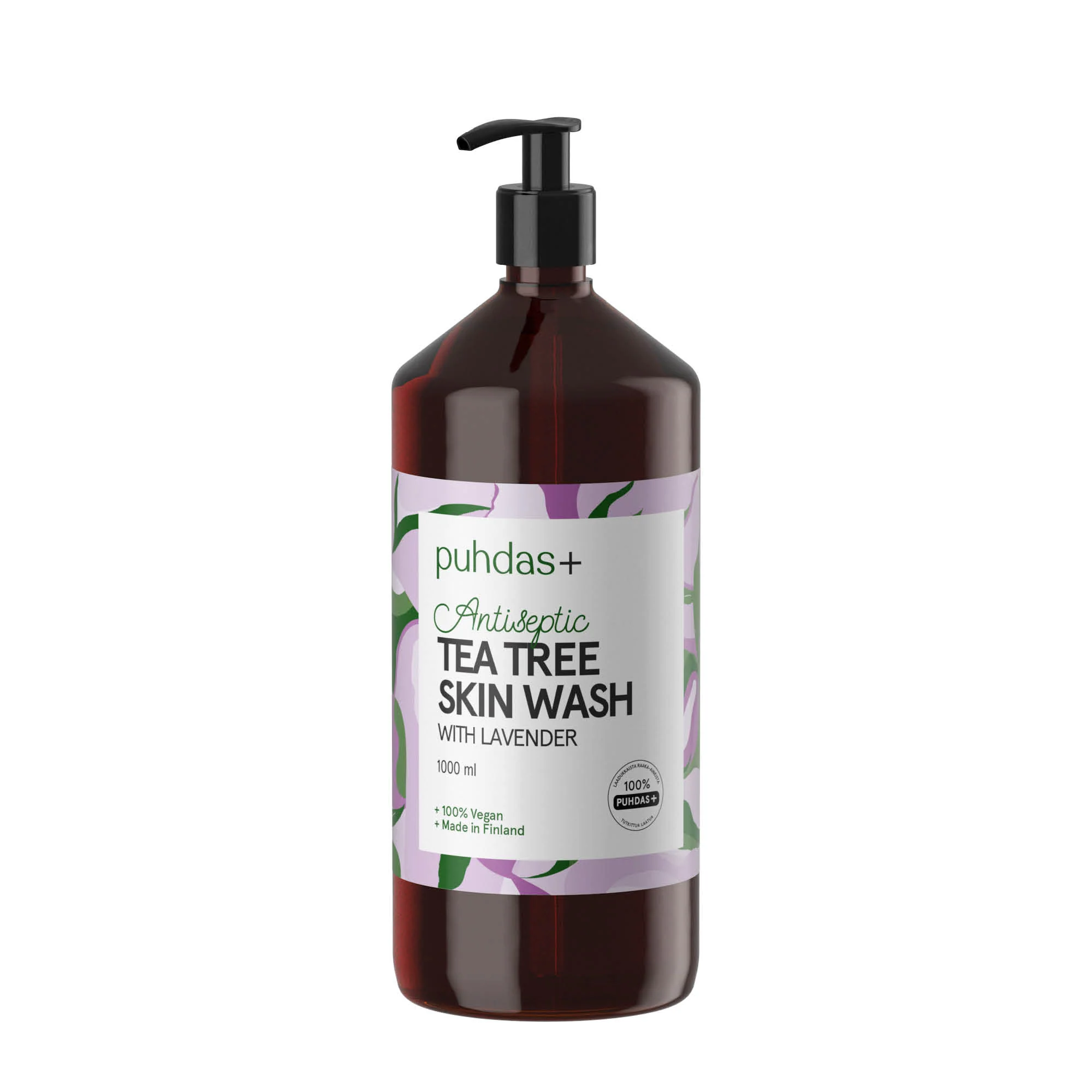 puhdas+ Tea Tree Skinwash Lavender 1 L