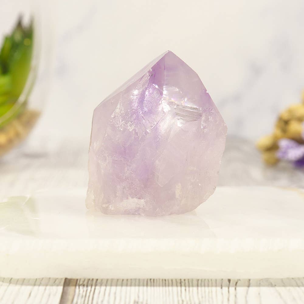 Rose De France Amethyst Points | Rose De France Crystal