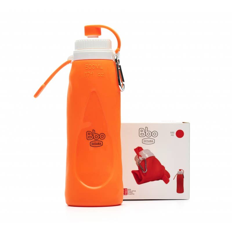 Silikonflaska 500ml - Grå