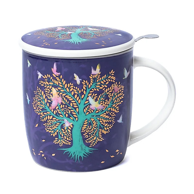 Teemuki 400ml + teesihti Lovebirds