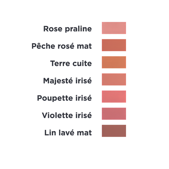 Avril Poskipuna Pêche rosé mat