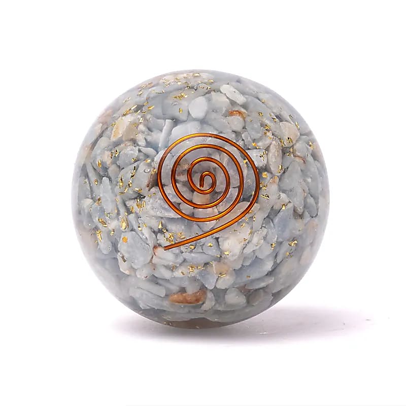 Orgoniittipallo Angeliitti - Enkelinsiivet