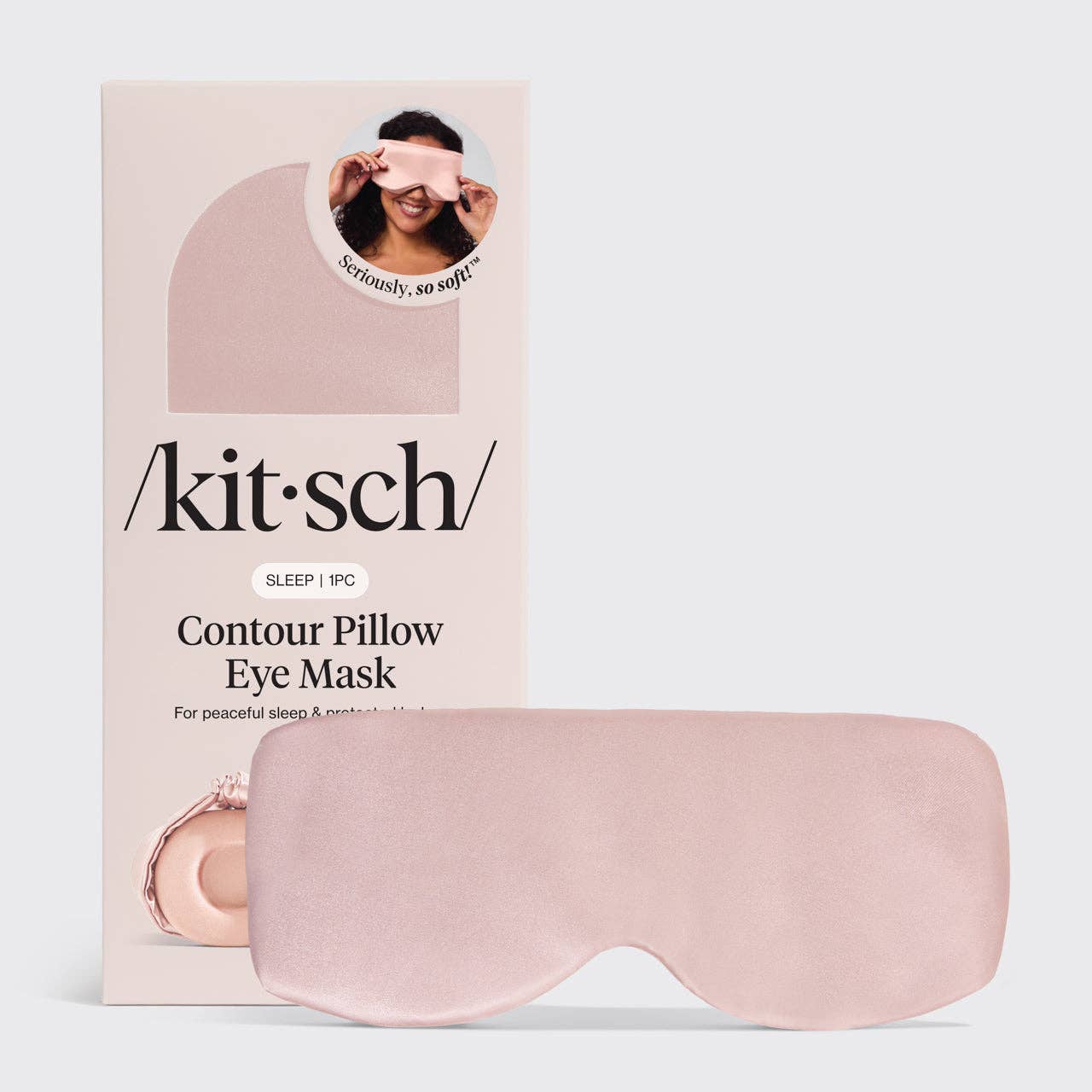 Kitsch Blush Contour Pillow Eye Mask - Unimaski