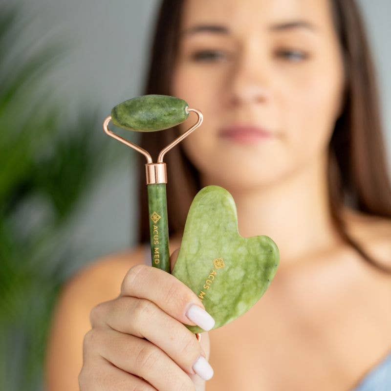 Gua Sha-setti Jaderulla & Kivi