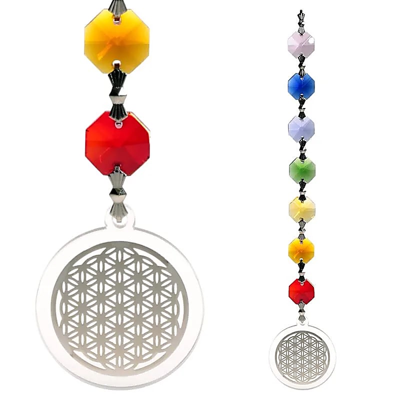 Aurinkosieppari Feng Shui Flower of Life 20cm
