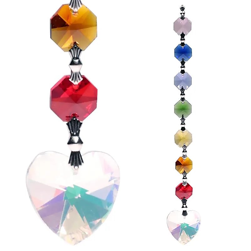 Aurinkosieppari Aurora Heart Feng Shui Chakra 20cm
