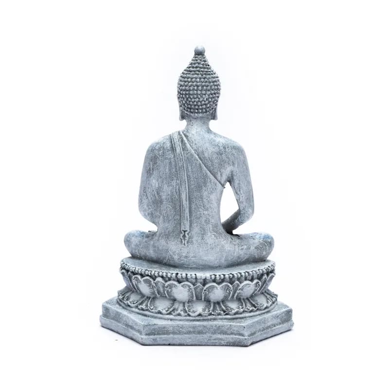 Meditativ Buddha - grå