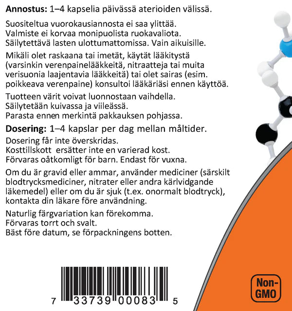 L-Citrulline 750mg 90kps.