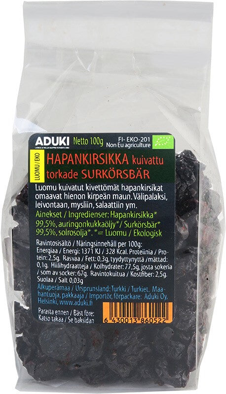 Aduki torkad surkörsbär 100g
