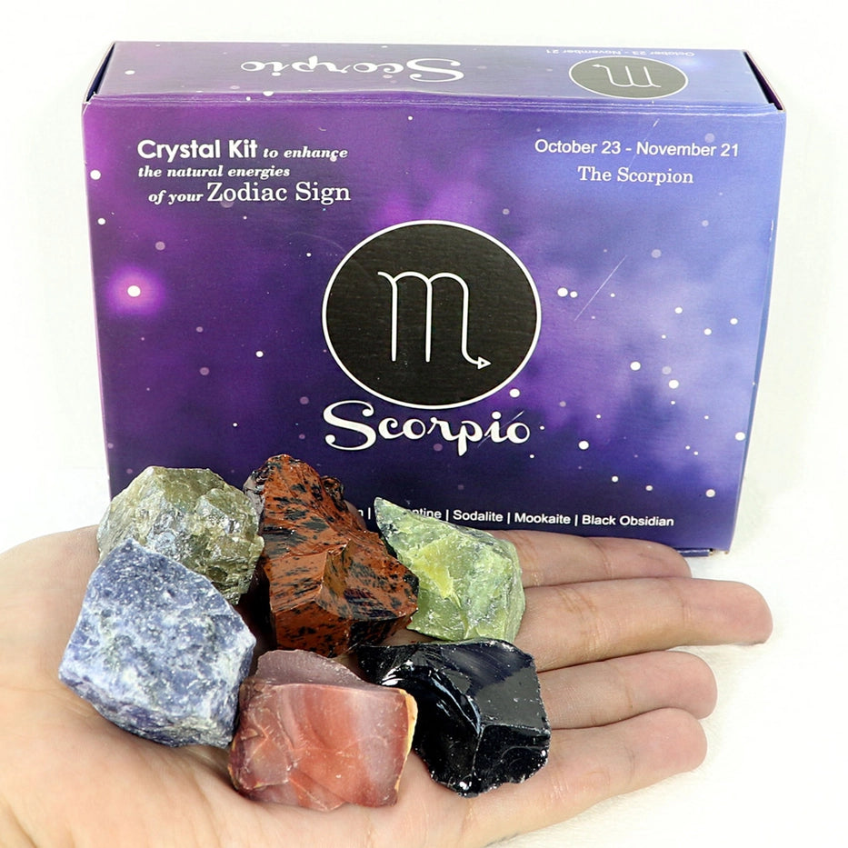 Crystal Kit Scorpio, Horoskooppikivet Skorpioni