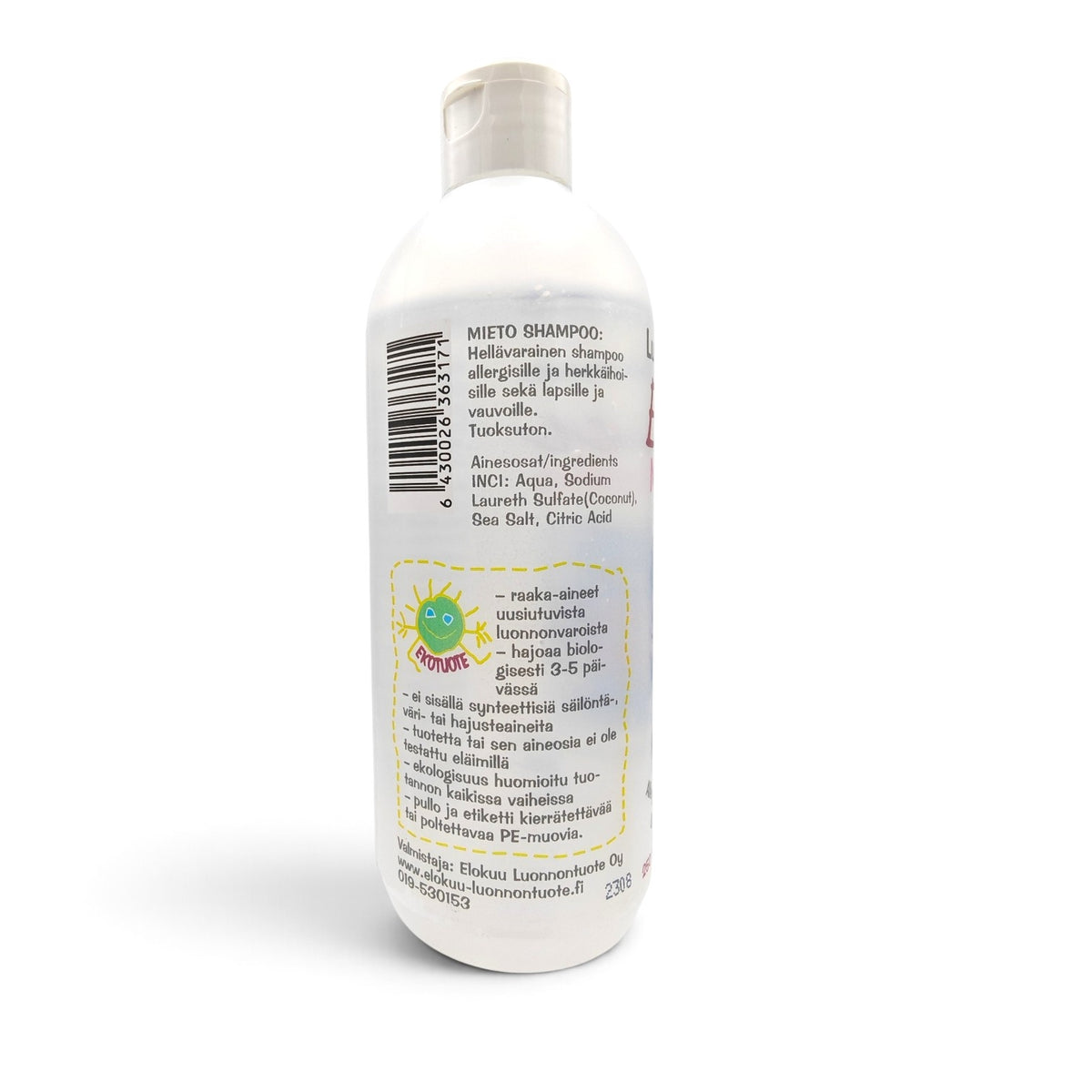 Elokuu Mieto shampoo  250ml