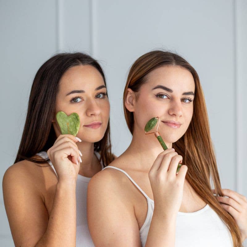 Gua Sha-setti Jaderulla & Kivi