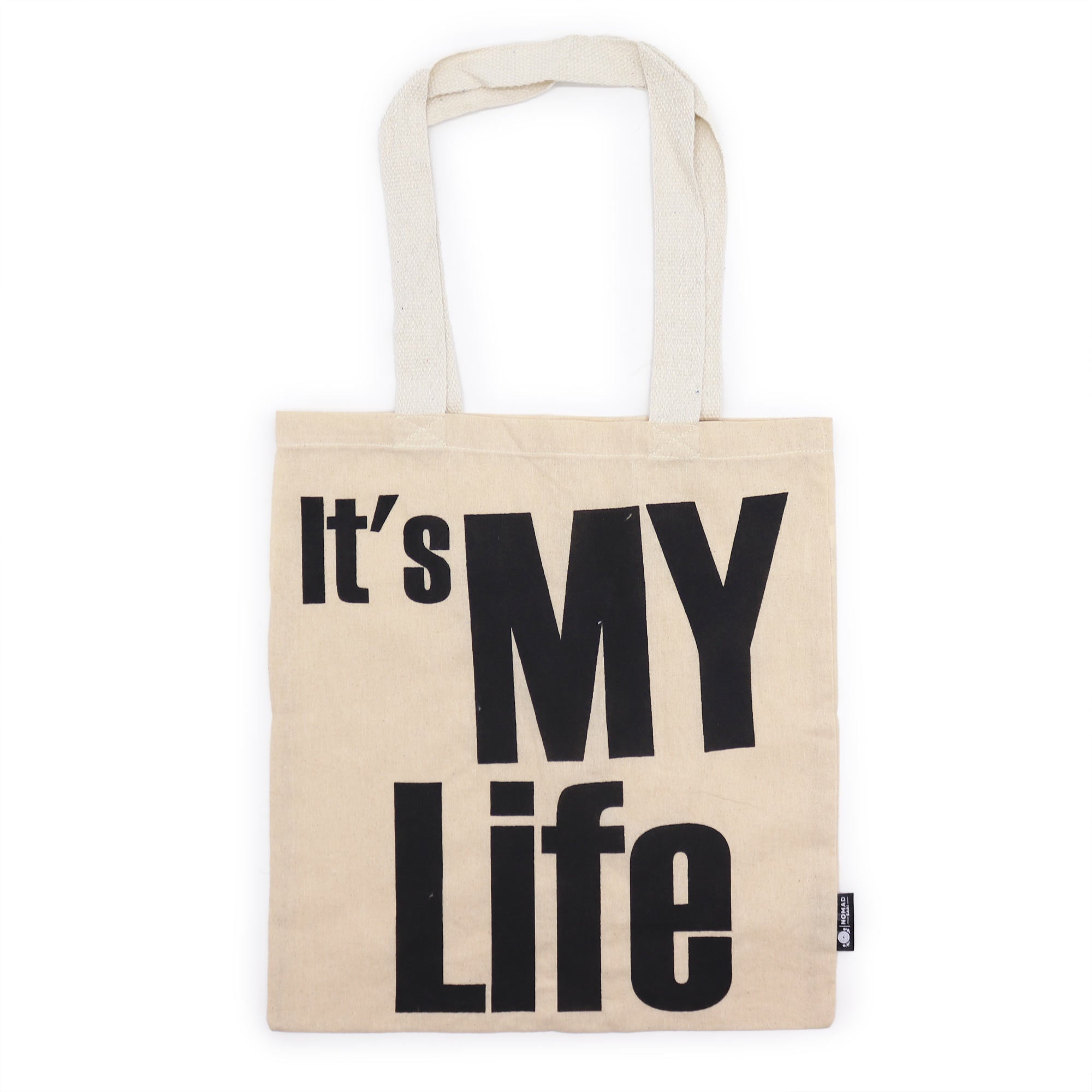 Puuvillakassi IT´s MY LIFE 40x26cm