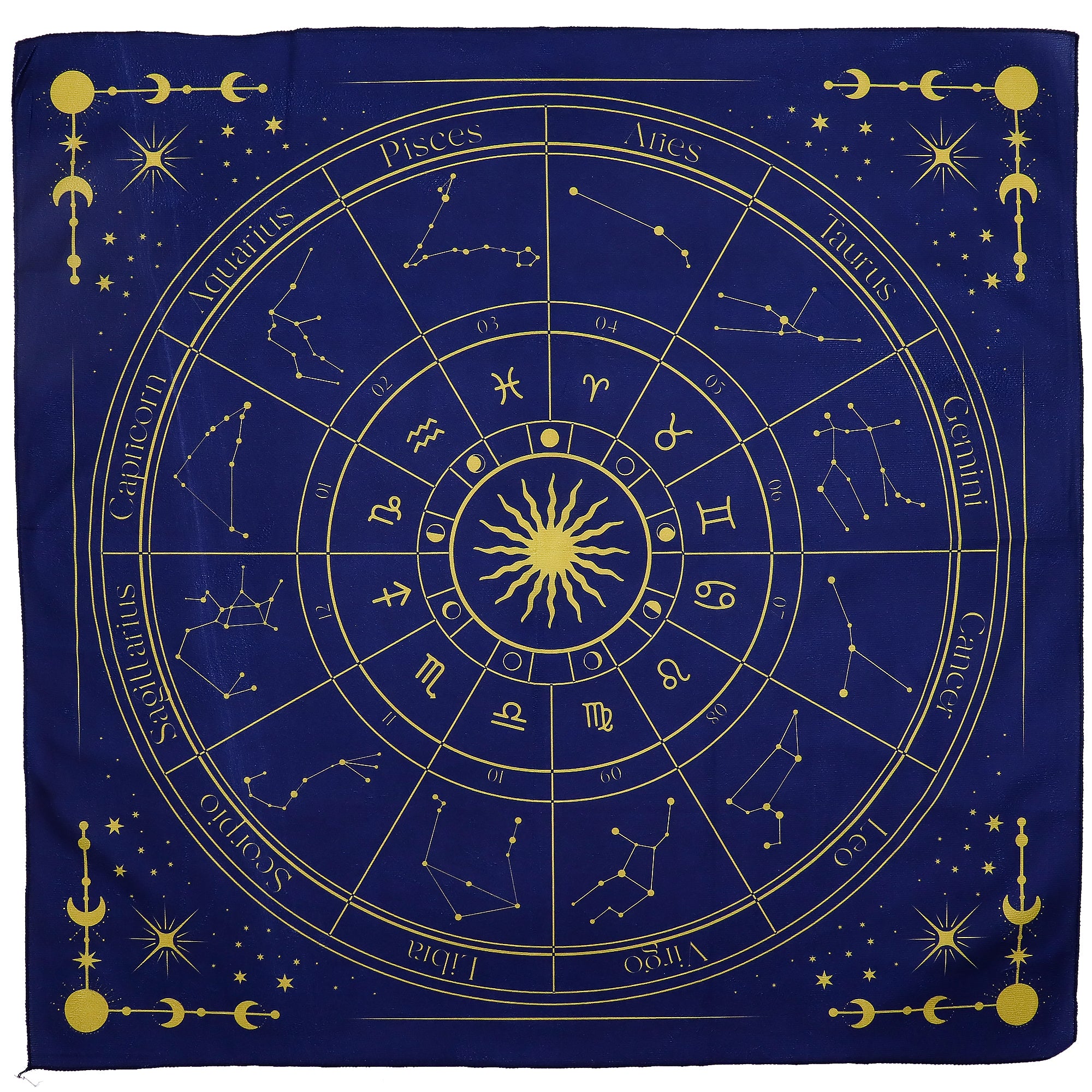 Tarot Reading Cloth - Zodiac (75x75cm)