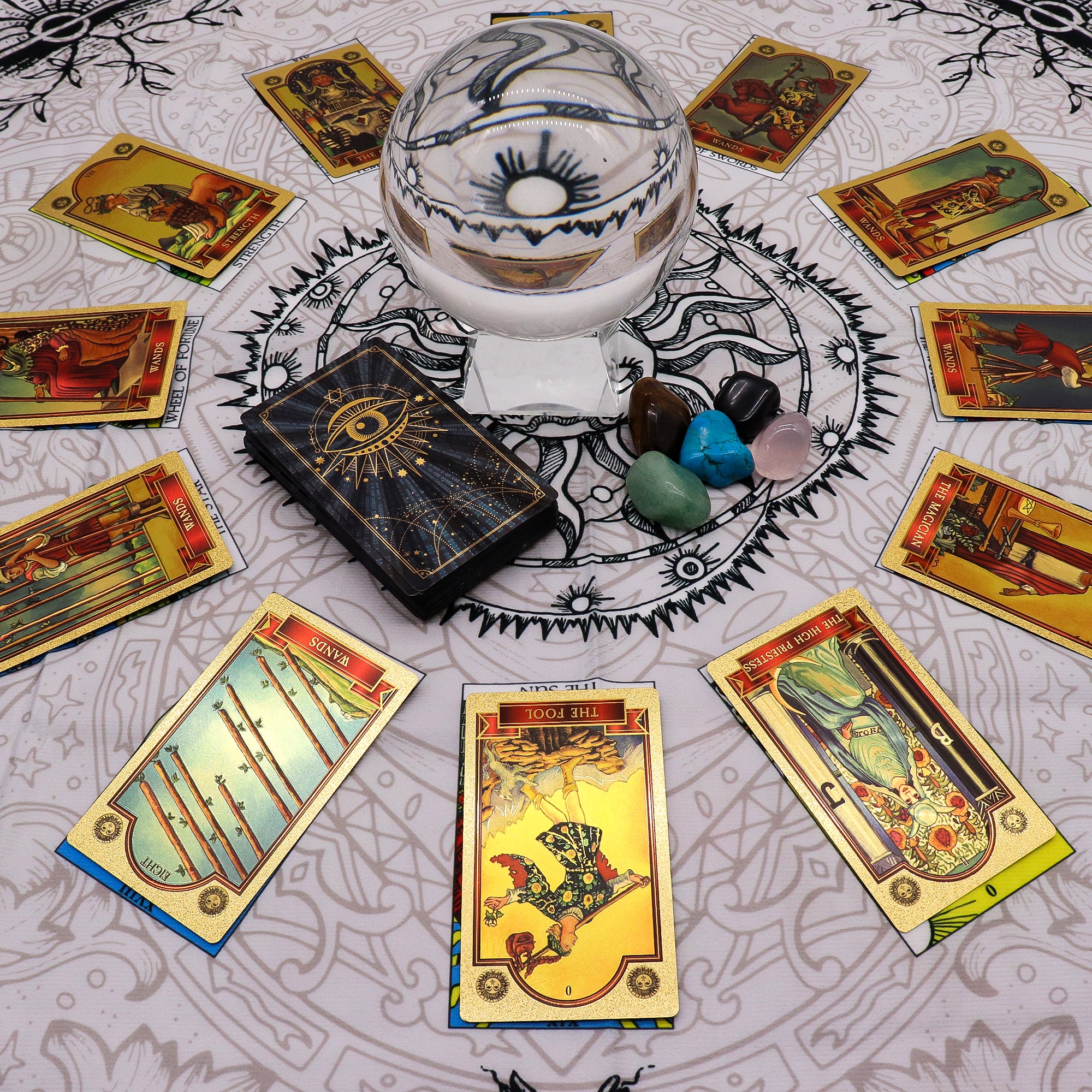 Tarot Reading Cloth - Tree of Life (75x75cm)