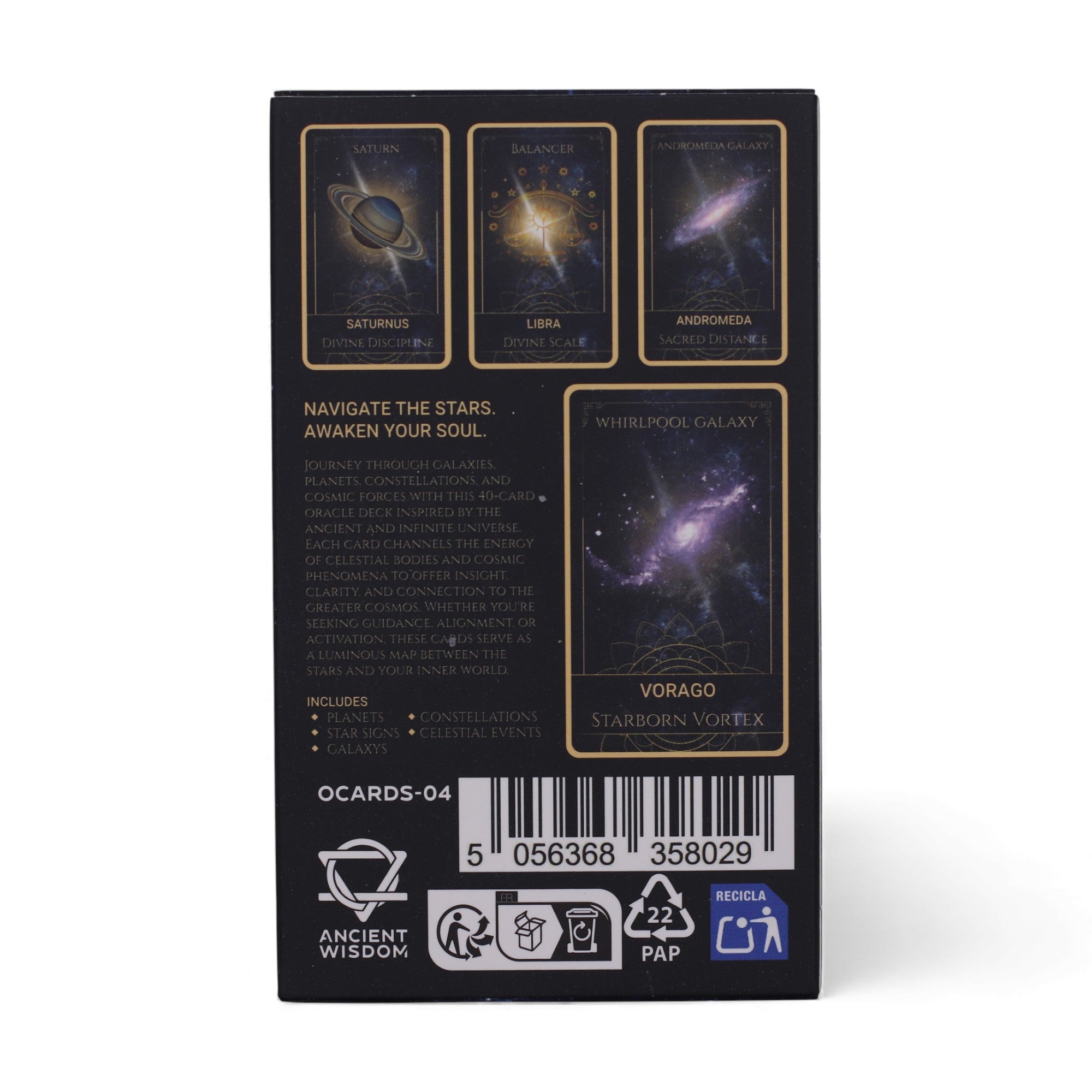 Celestial Energy Atlas Oracle Cards - Spiritual Deck