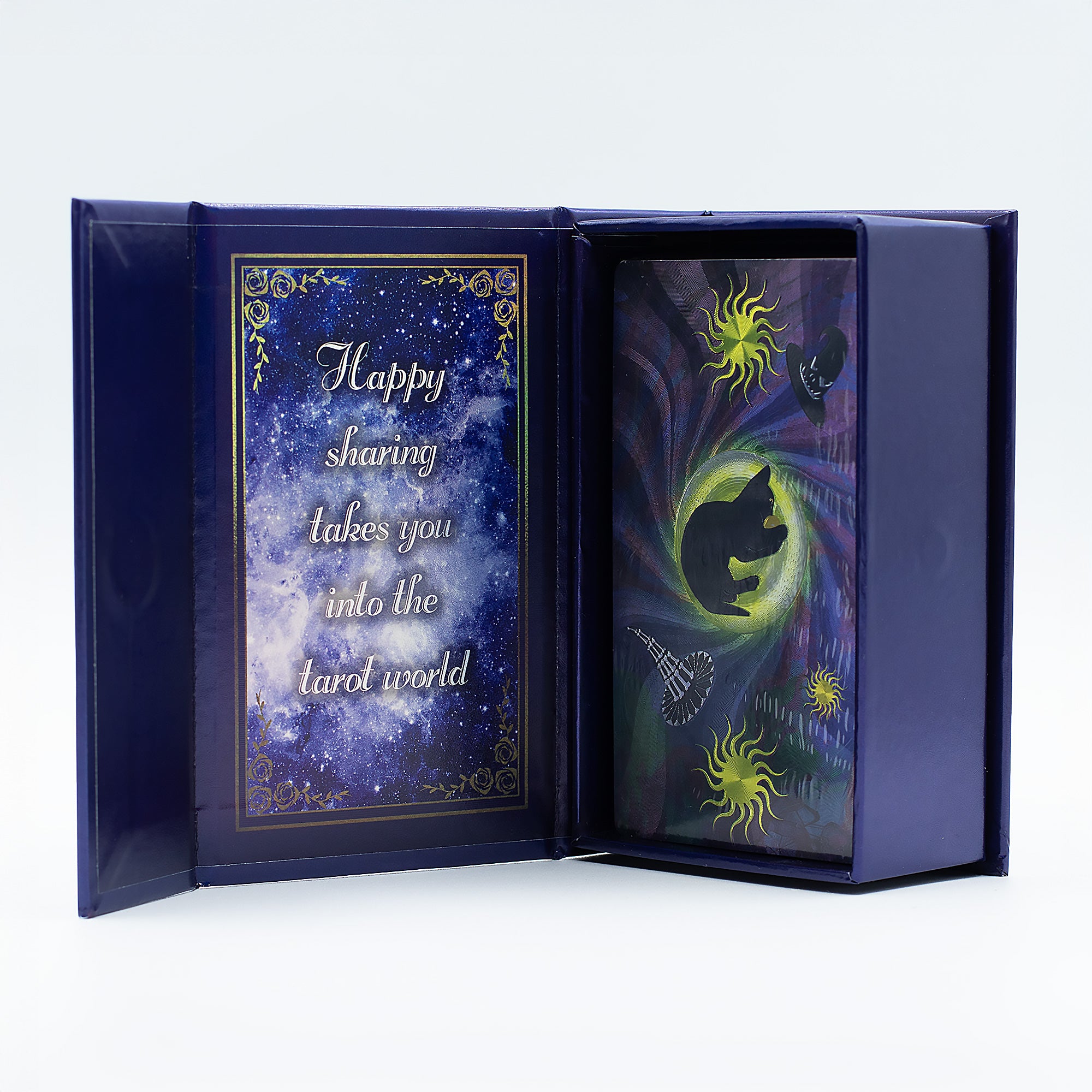 Purple Foil Tarot Card Set - Witch Tarot - with booklet