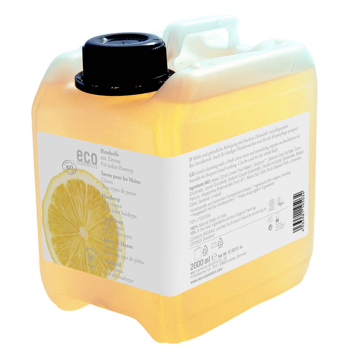 Käsisaippuatäyttö Sitruuna, 2L