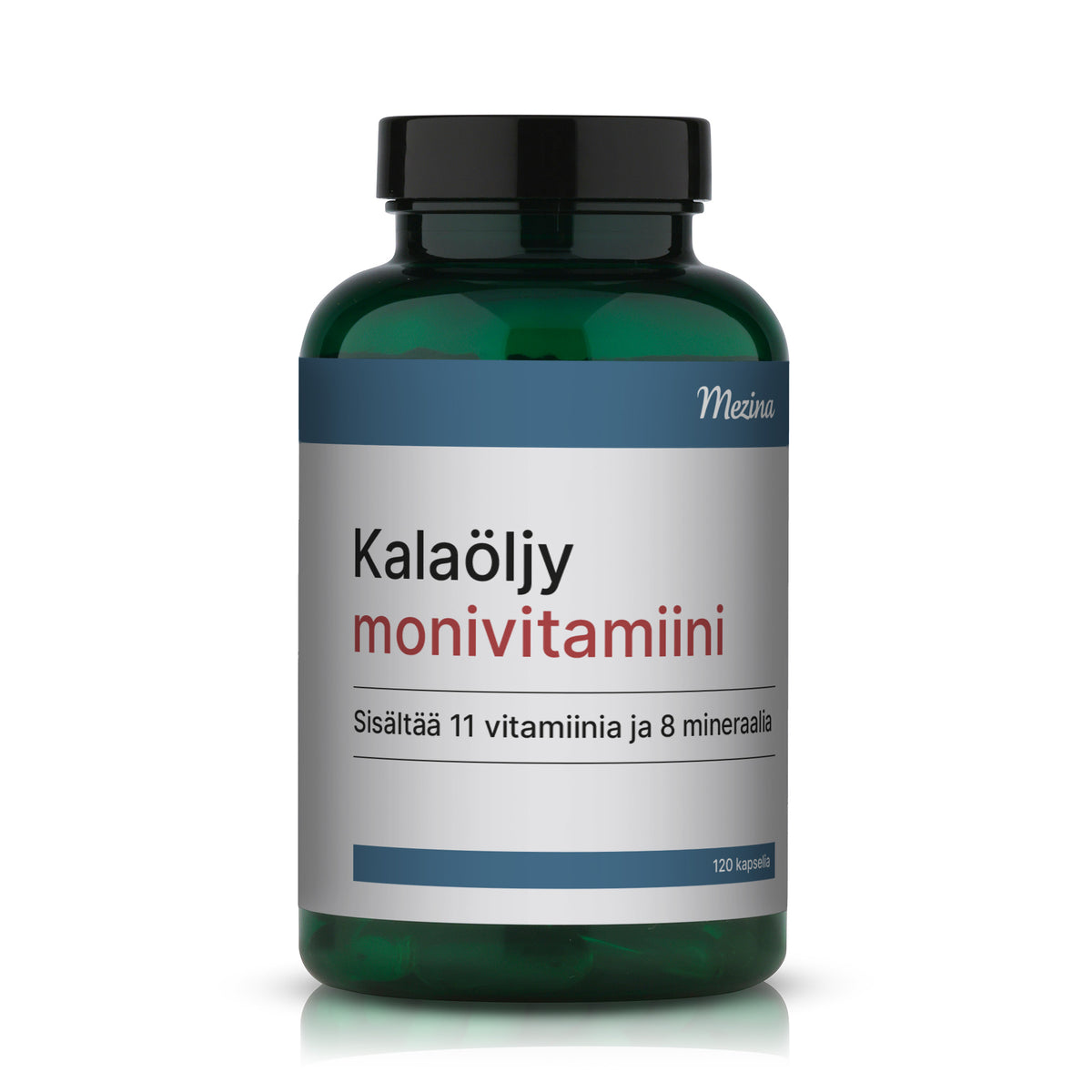 Mezina Kalaöljy + Monivitamiini 120kps.