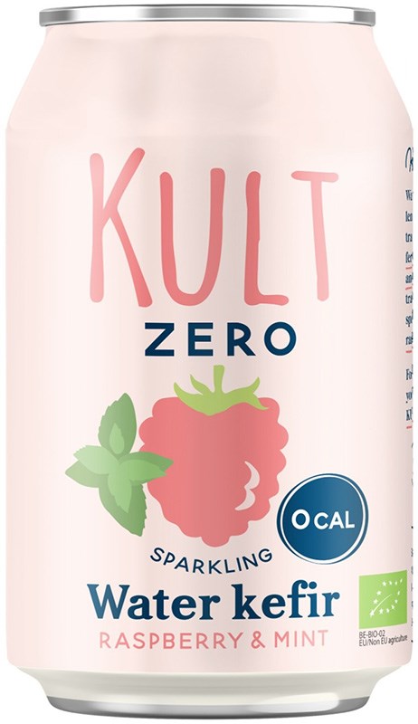 Vesikefiirijuoma Vadelma & Minttu 330ml