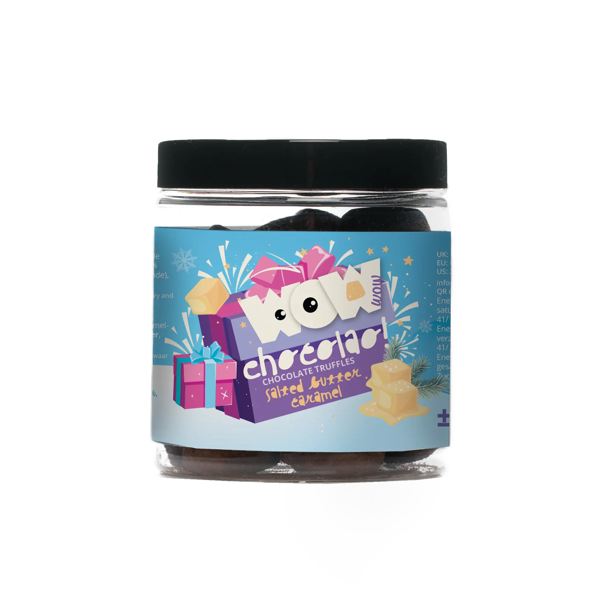 Salted butter Caramel - Christmas Edition - chocolate truffles - Gifting jar 130g