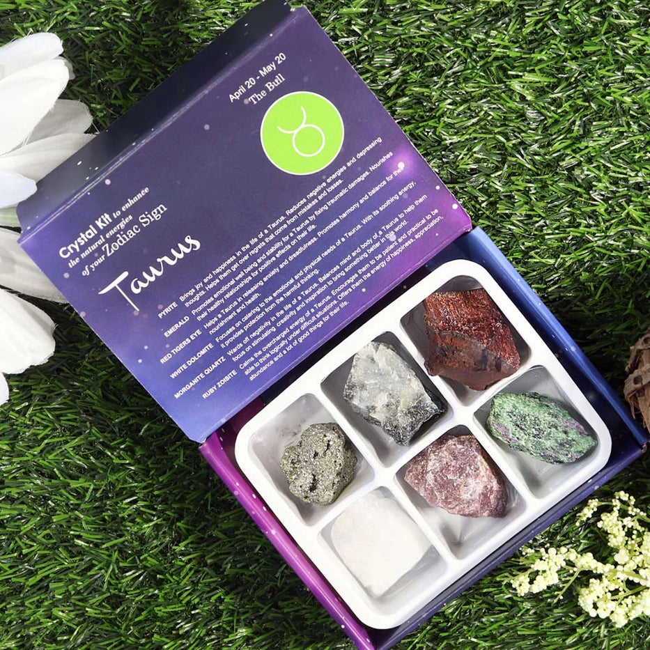Crystal Kit Taurus, Horoskooppikivet Härkä