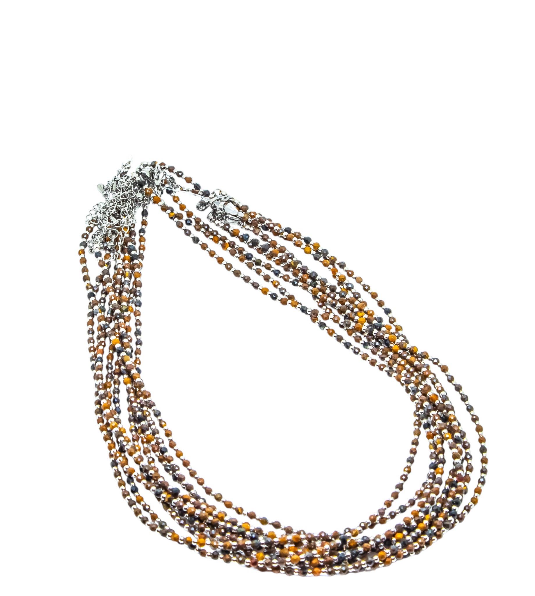 Tigereye Necklace Adjustable