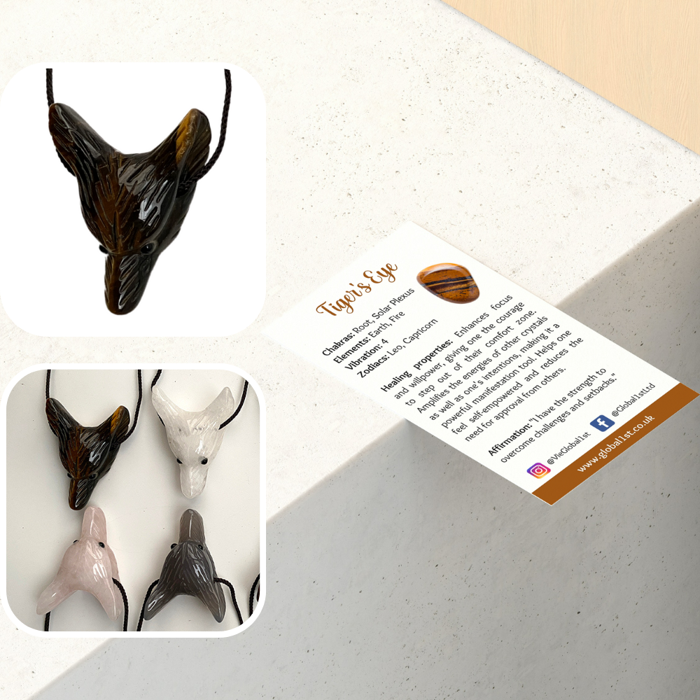 Wolf Head Pendant - Susi -riipus