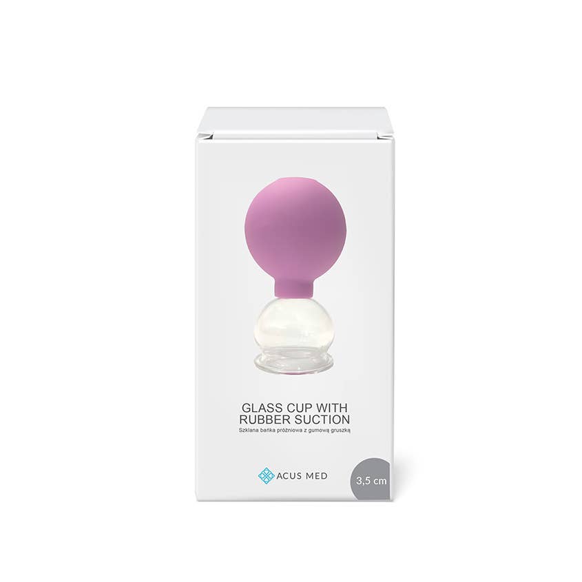 Lasinen alipainekuppi 3.5cm