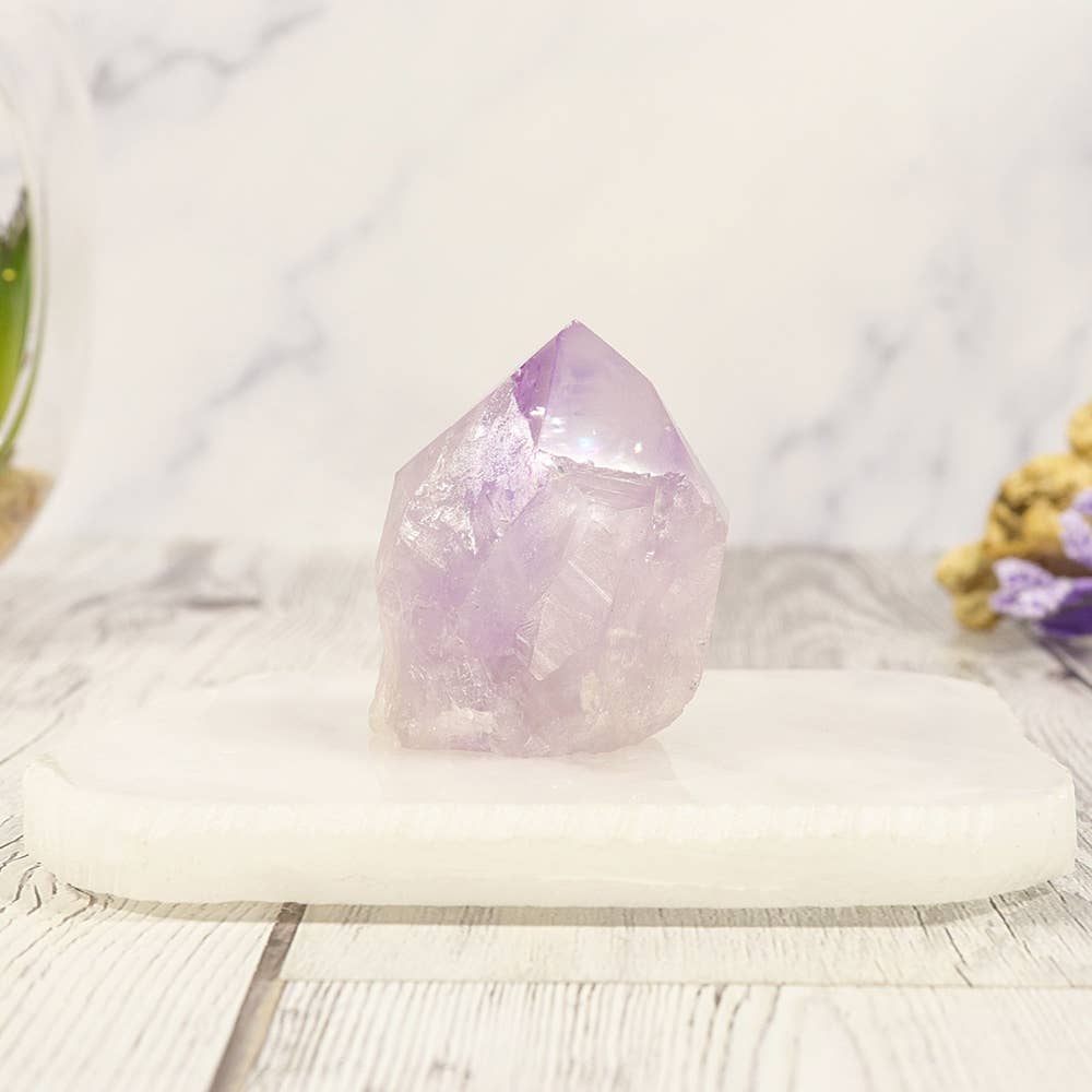 Rose De France Amethyst Points | Rose De France Crystal