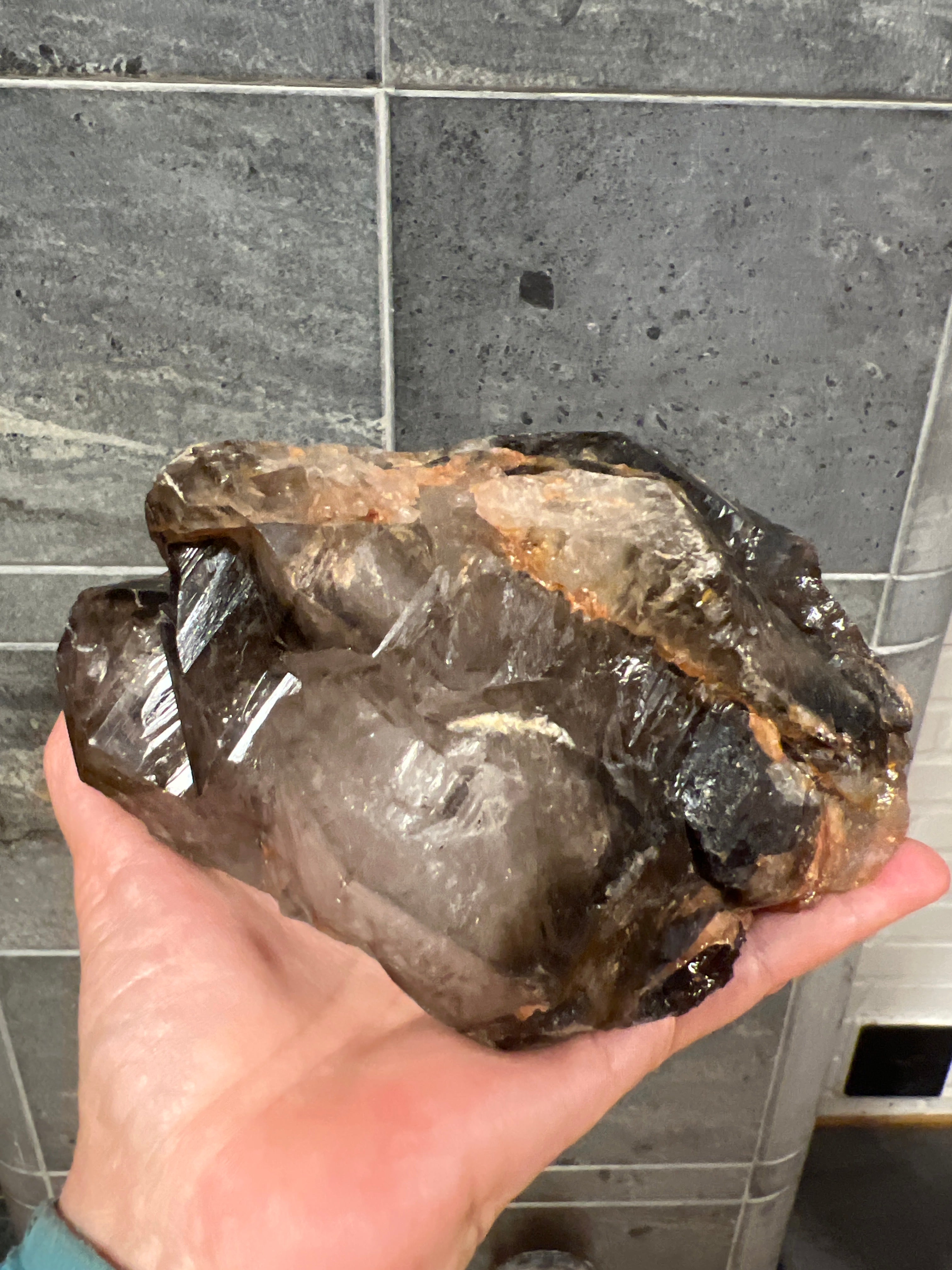Elestial Quartz - raakakivi