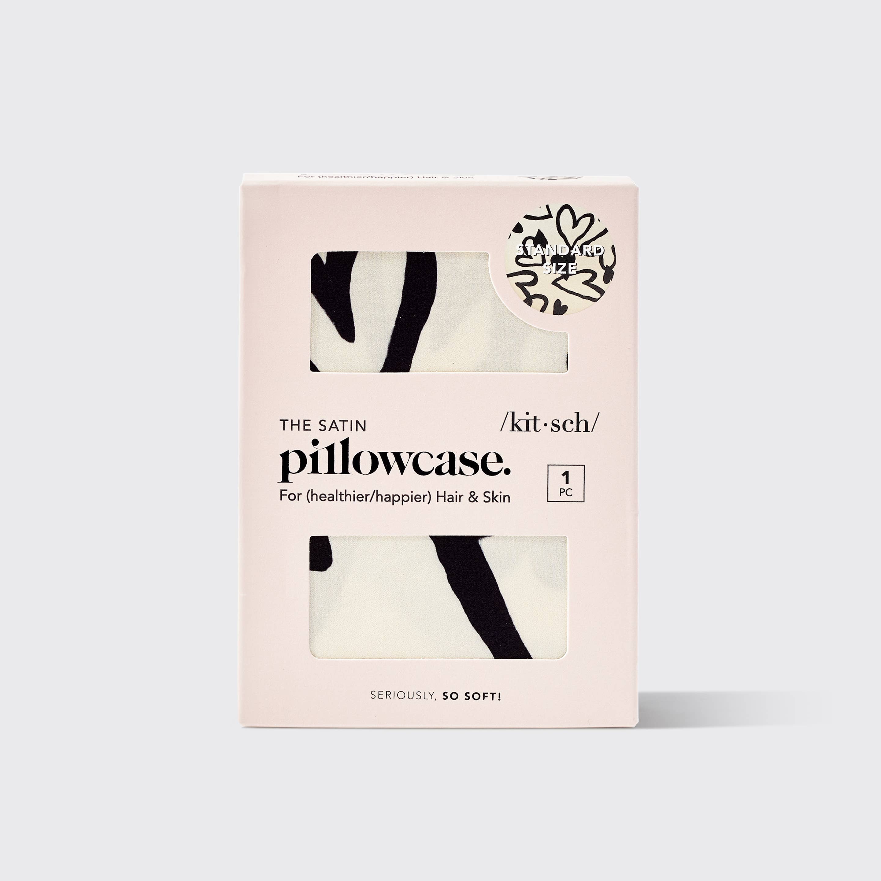 Satin Pillowcase Standard - Heart