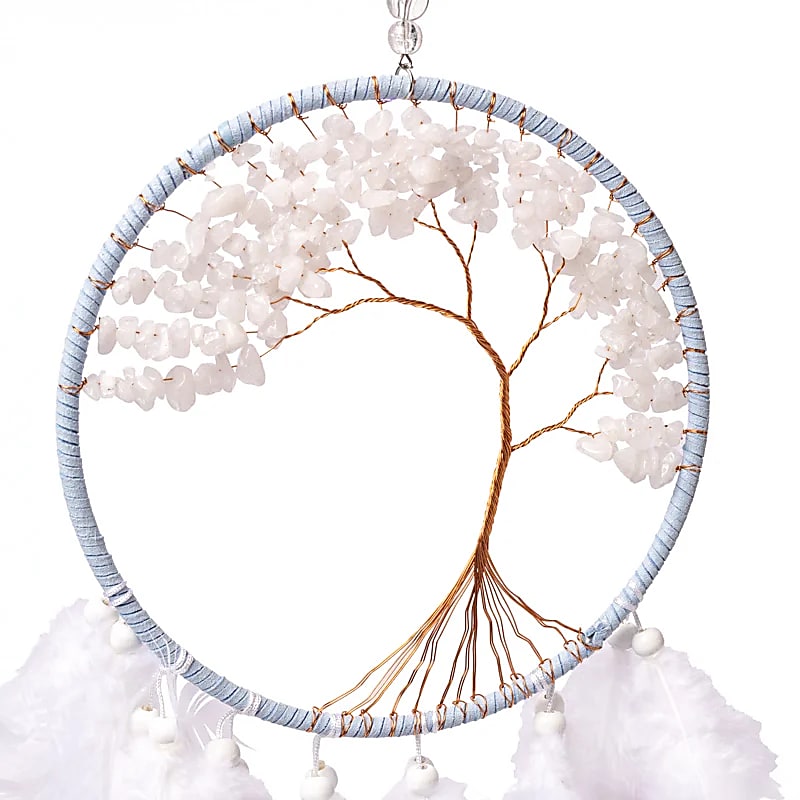 Unisieppari Elämänpuu - Valkoinen Jade