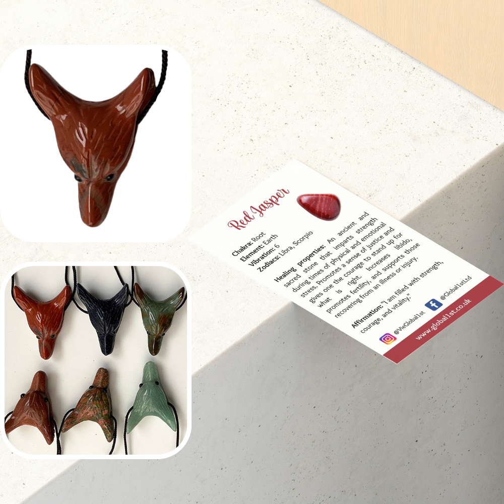 Wolf Head Pendant - Susi -riipus