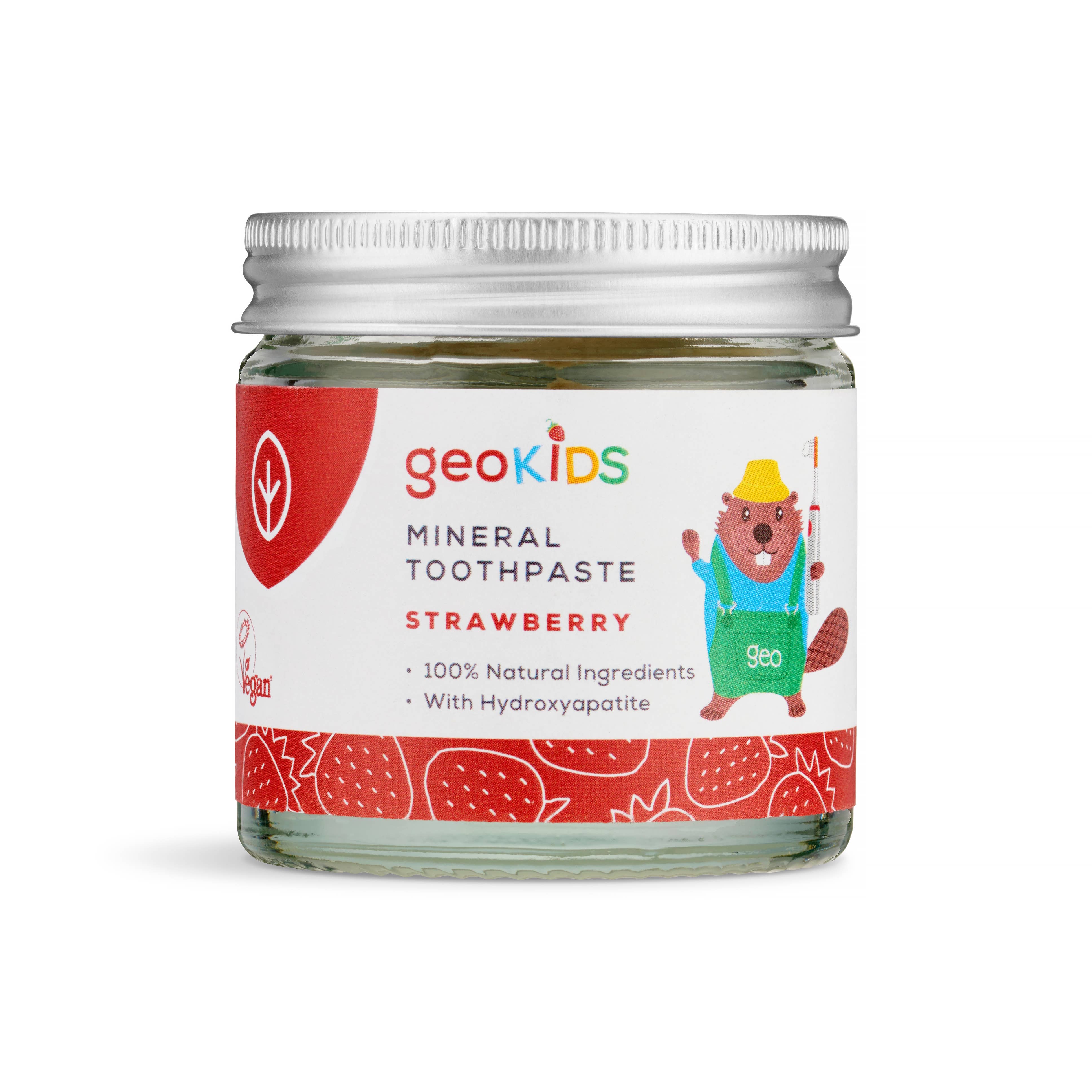 NEW Geokids Mineral Toothpaste - Strawberry
