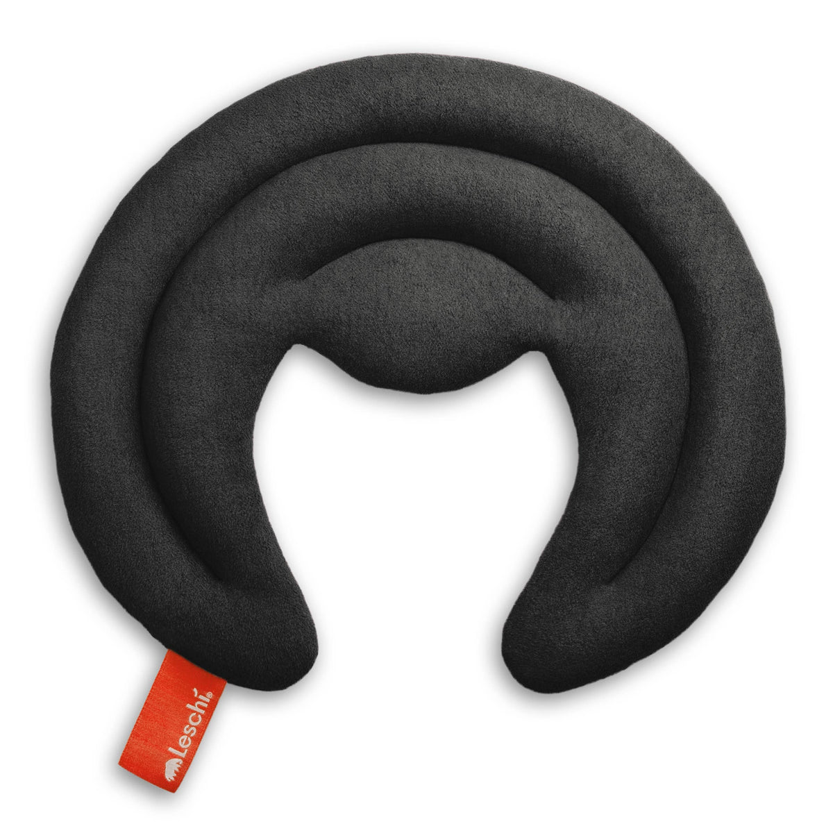Organic grain pillow, microwave-safe, half-moon heating pad