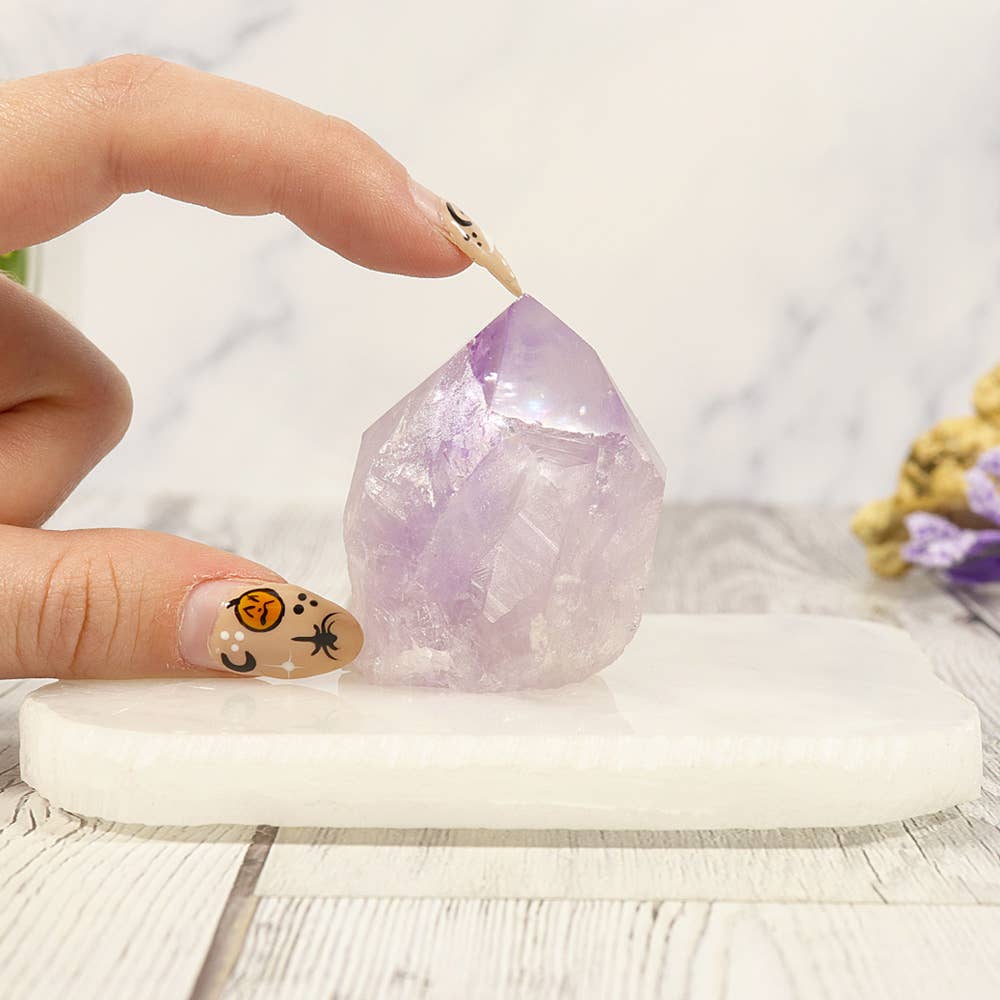 Rose De France Amethyst Points | Rose De France Crystal