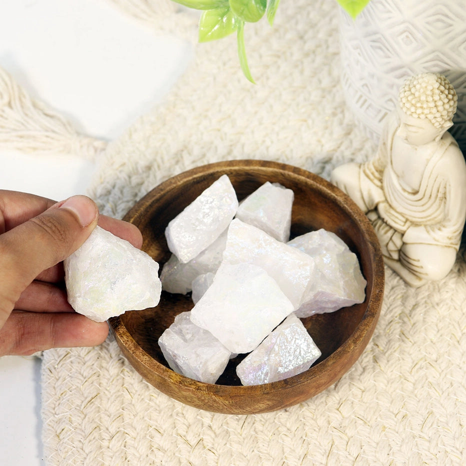 Raakakivi Aura Kirkas Kvartsi 4-6cm