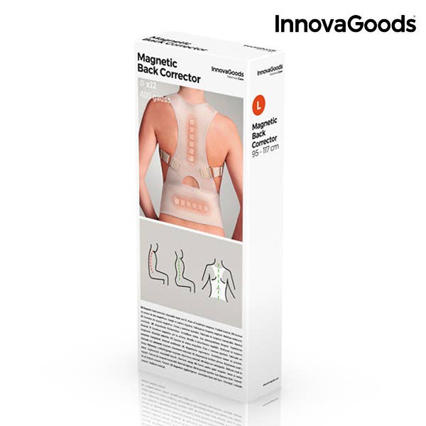 InnovaGoods Magnetic Back Corrector - L