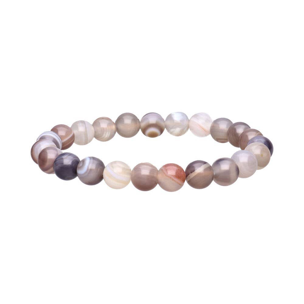 Botswana-agatarmband 8 mm
