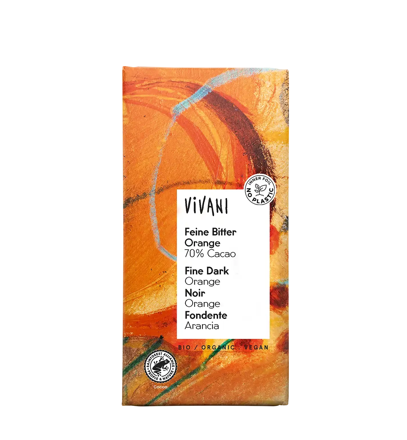 Vivani Mörk choklad Apelsin (L) 80g