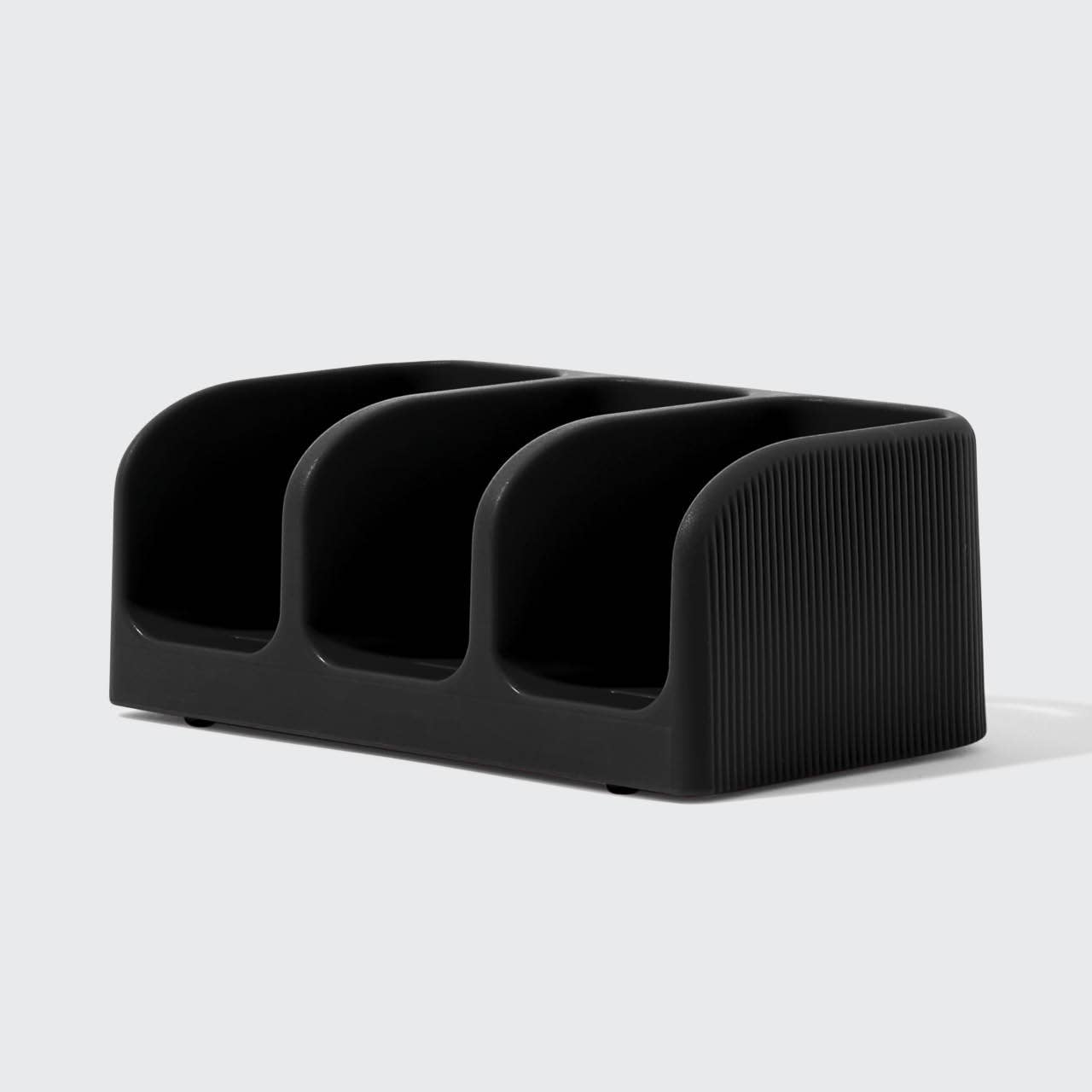 Self-Draining Soap Dish - Black, saippua-alunen