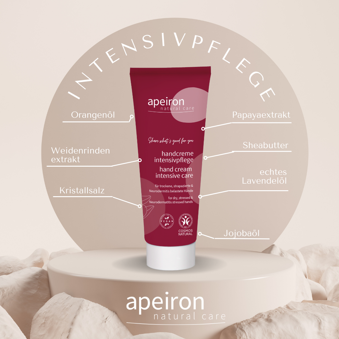 Apeiron Käsivoide - tehokosteuttava 75ml