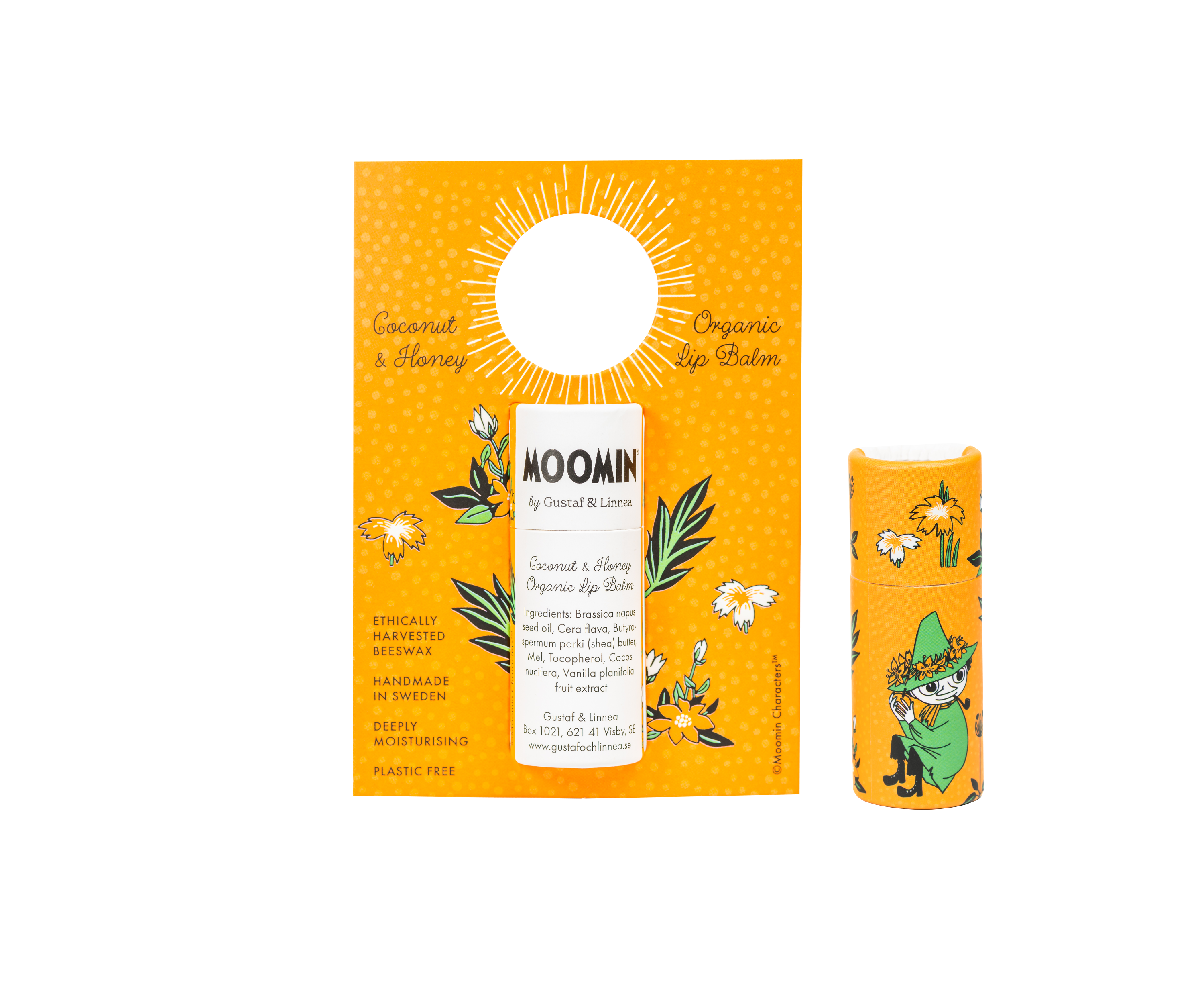 Moomin by G&L - Huulivoide Kookos & Hunaja 8,5g