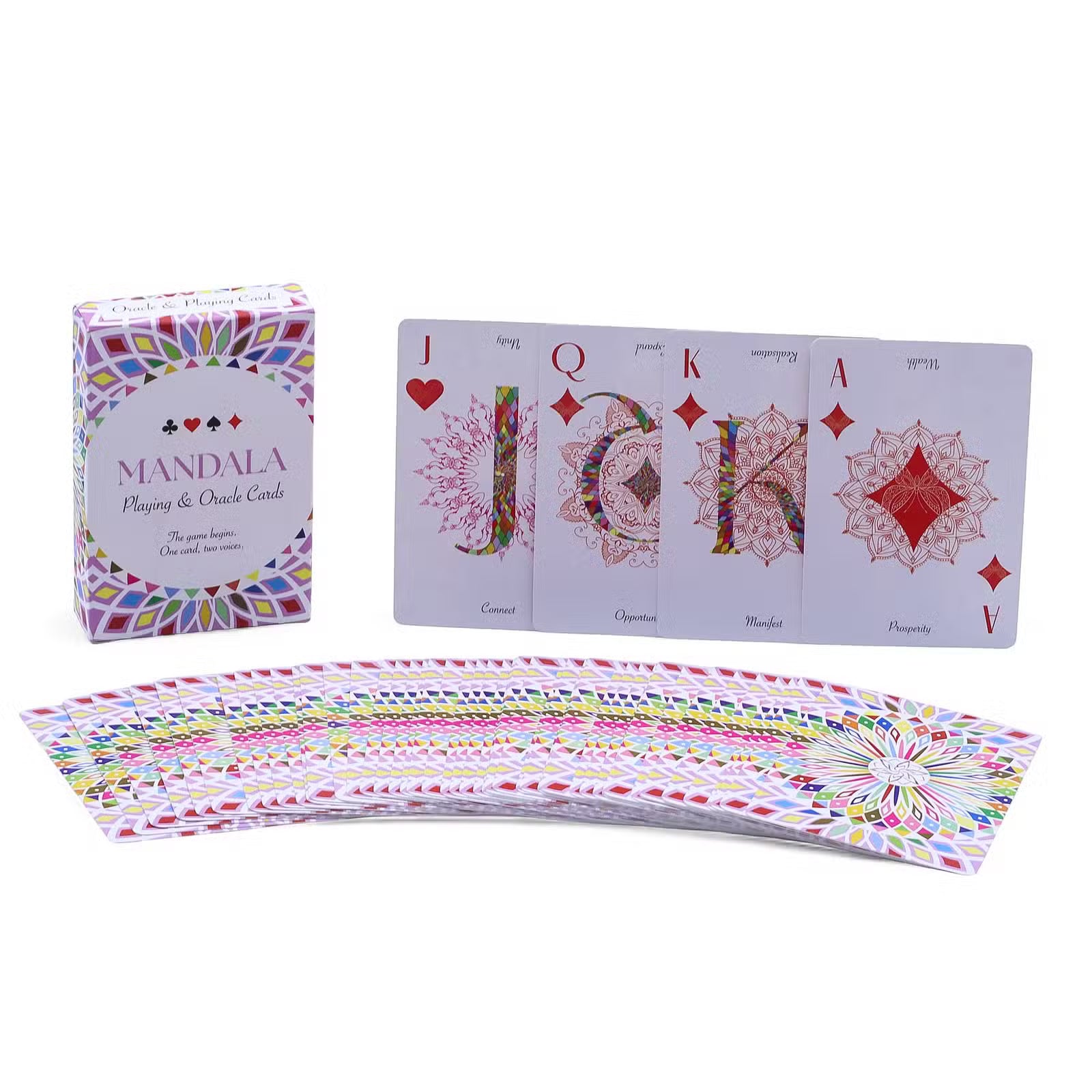 Mandala-spel- och orakelkort – Mandala-pelikortset